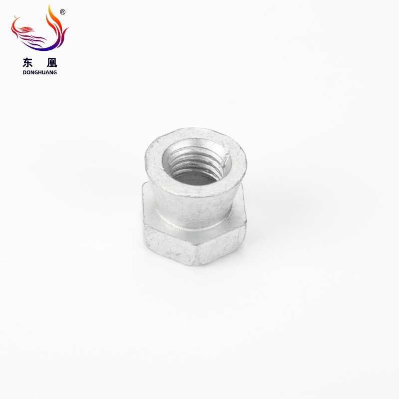 Bright Zinc-Plated Steel Security Shear Nut Bright Zinc-Plated Steel Security Breakaway Shear Nut showing smooth dome finish after installation