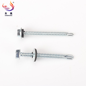 Hex Washer Head Self Drilling Screws Roofing TEK SCREWS with EPDM Washer