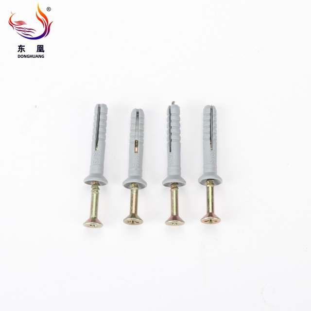 Nylon Hammer Drive Anchor with Nail Screw