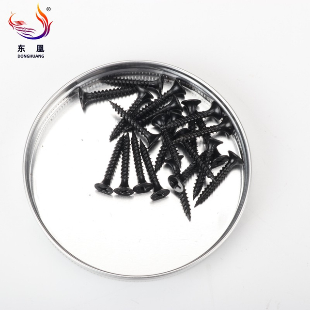 Wholesale Zinc Plated Black DRYWALL SCREWS Fine Thread Manufacturer And Supplier