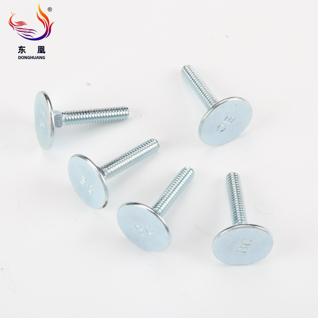 Square Neck Elevator Bolts Zinc Plated