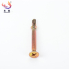 CSK Head Yellow Zinc Self Drilling Screw with Cutting Line And Wings