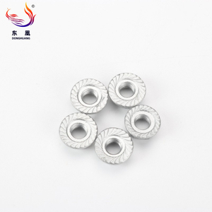 Custom Low Profile Serrated Hex Flange Nuts With Dacromet Finish
