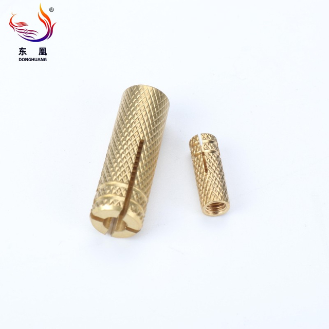 Hot Sale Brass Knurled Drop in Anchor Expansion Bolt Heavy Duty ISO CE Certified Supplier