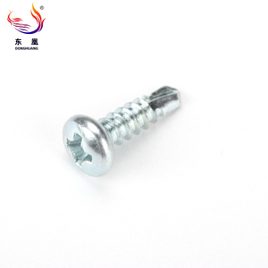 Phillips Drive Pan Head Zinc Plated Steel Sheet Metal Tek Screws Self-Drilling Screw