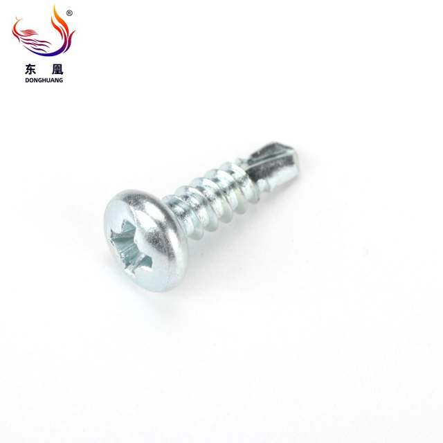 Phillips Drive Pan Head Zinc Plated Steel Sheet Metal Tek Screws Self-Drilling Screw