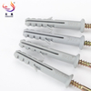 PP PE PVC Grey Plastic Anchor Wall Plug Nylon Wall Frame Fixing Anchors with Screw