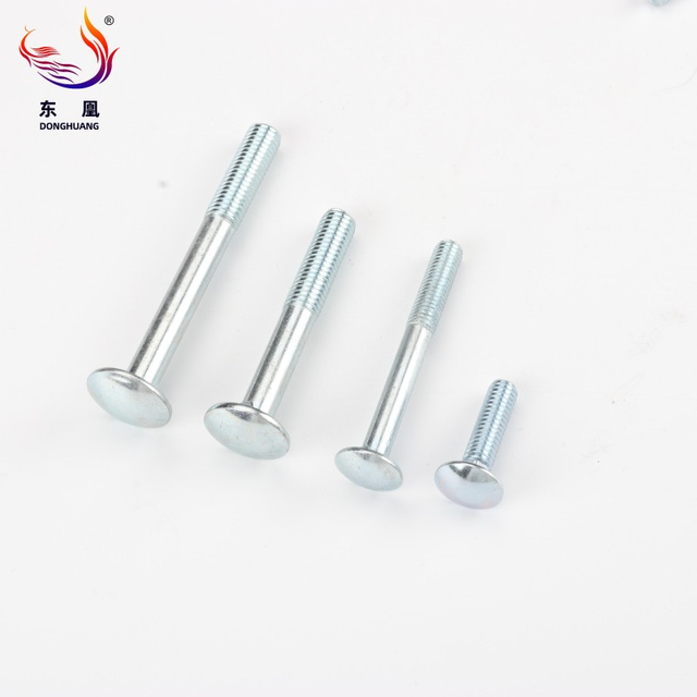 China Factory Wholesale Half Thread Round Head Square Neck Carriage Bolt