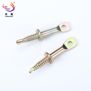 Yellow Zinc Self-Drilling Ceiling Hooks Eye Lag Self Drilling Screw 