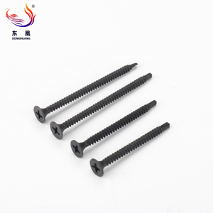 Self-Drilling Drywall Screw Phillips Bugle Head Black Phosphated