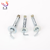 China Wholesale Electric Water Steel Yellow Zinc Plated 90 Degree L Shape Expansion Sleeve Anchor Hook Bolt 
