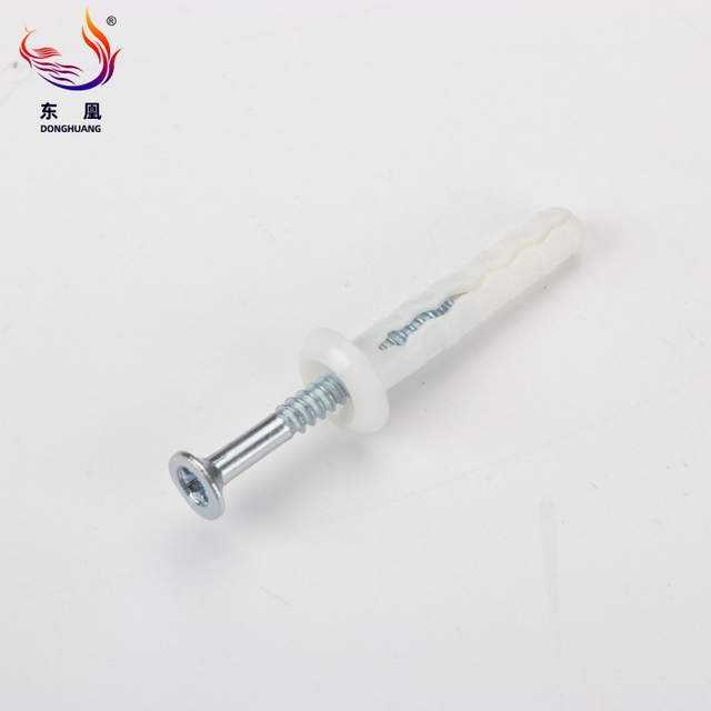 Mushroom Head Nylon Fixing Anchors With Screw