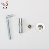 China Wholesale Electric Water Steel Yellow Zinc Plated 90 Degree L Shape Expansion Sleeve Anchor Hook Bolt 