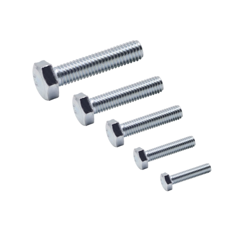 Grade 8.8 Carbon Steel Fully Threaded Hex Bolts Industrial