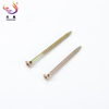 Pozi Drive Flat Countersunk Head Yellow Zinc Chipboard Screws For Wood