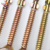 CSK Head Yellow Zinc Self Drilling Screw with Cutting Line And Wings
