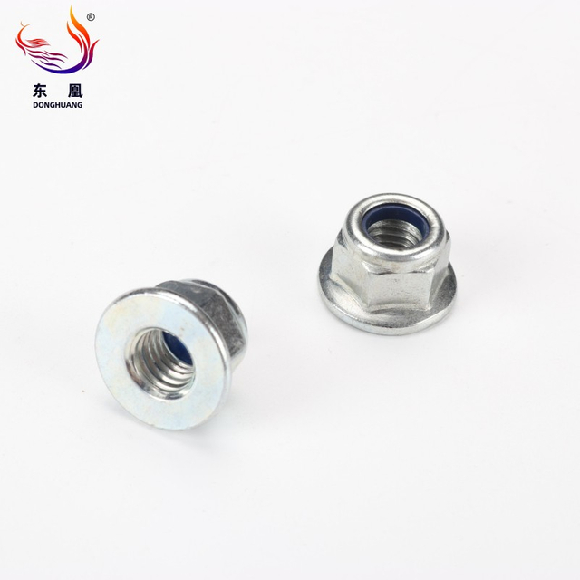 Carbon Steel Nonmetal DIN6926 China Supplier Hexagon Flange Nylon Insert Lock Nuts