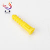 M6 M8 M10 Plastic Yellow Fish Type Expansion Tube Pipe Wall Anchors Plugs