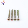 Wholesale Yellow Zinc Plated Square Drive Csk Head Chipboard Screws Manufacturer