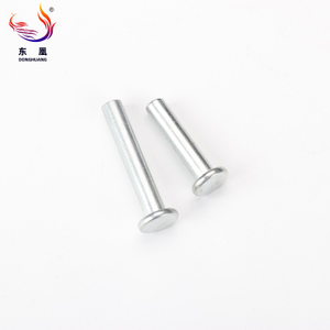 Aluminum Thin Flat Head Semi Tubular Rivet