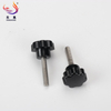 Black Plastic Star Shape Hand Knob Tightening Screw