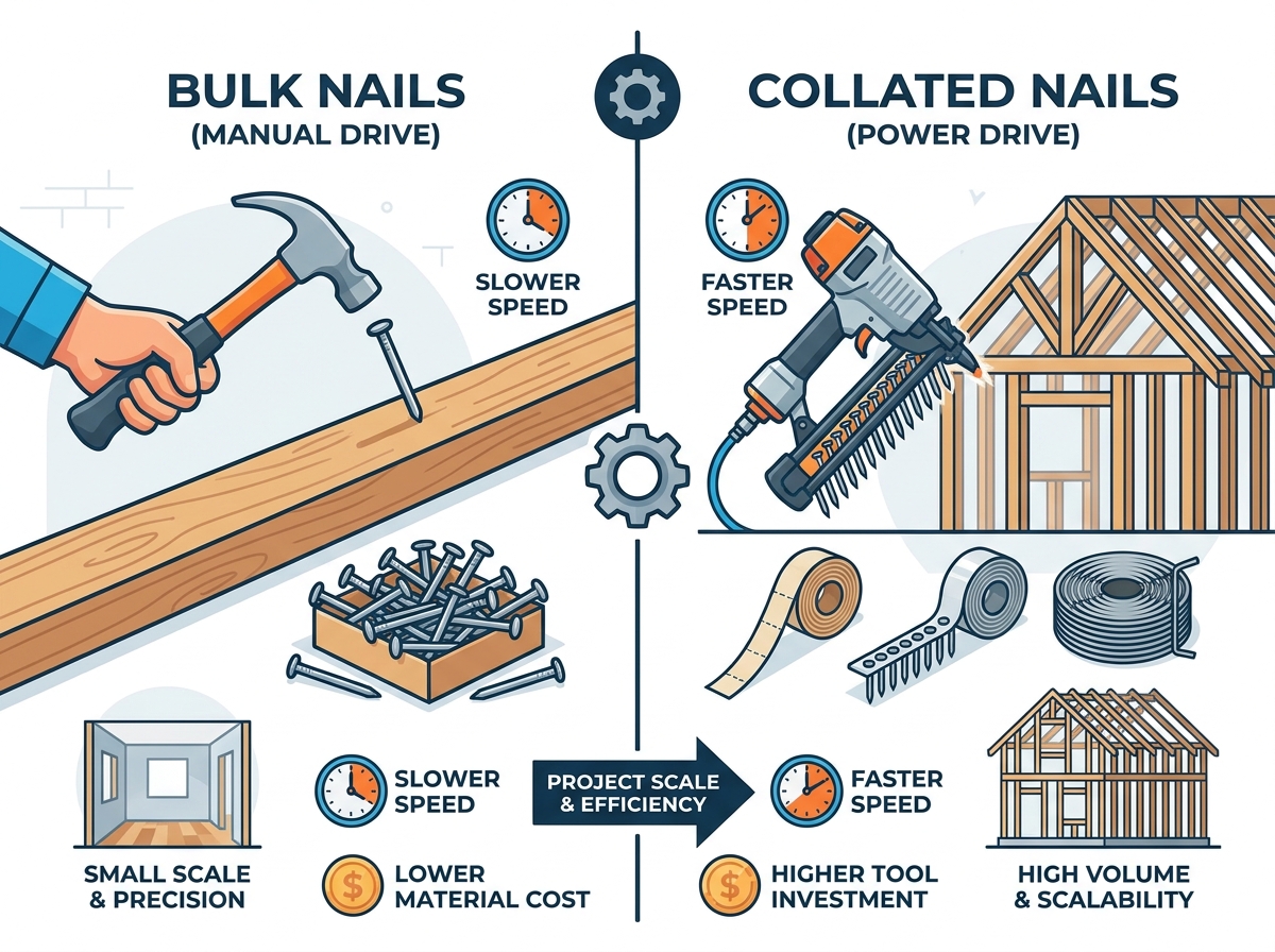 Framing nails sizing and application guide