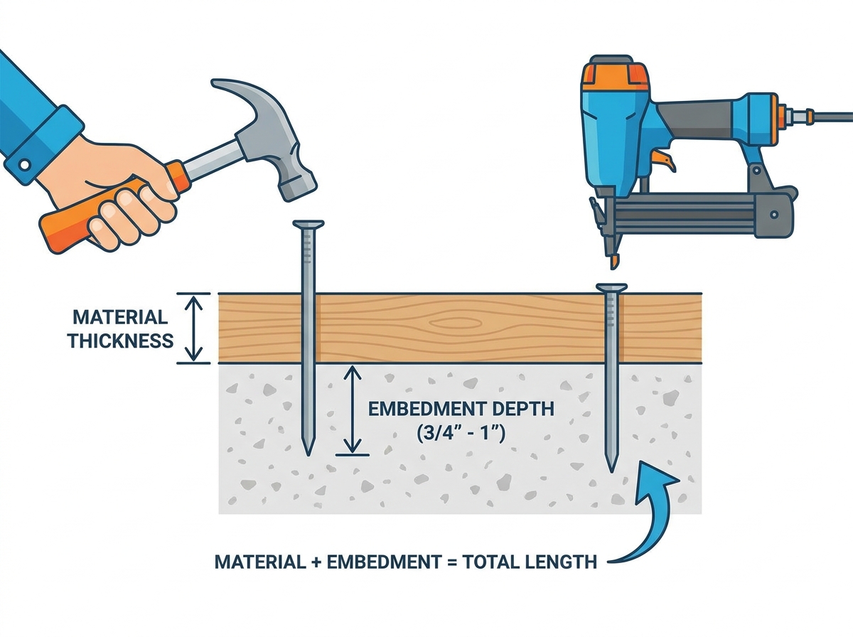 Concrete Nail Application and Selection