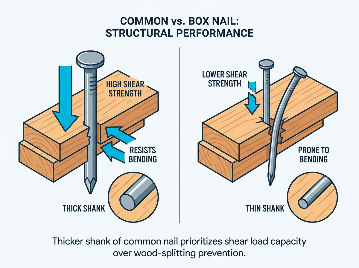 Common Nail Detail and Specifications