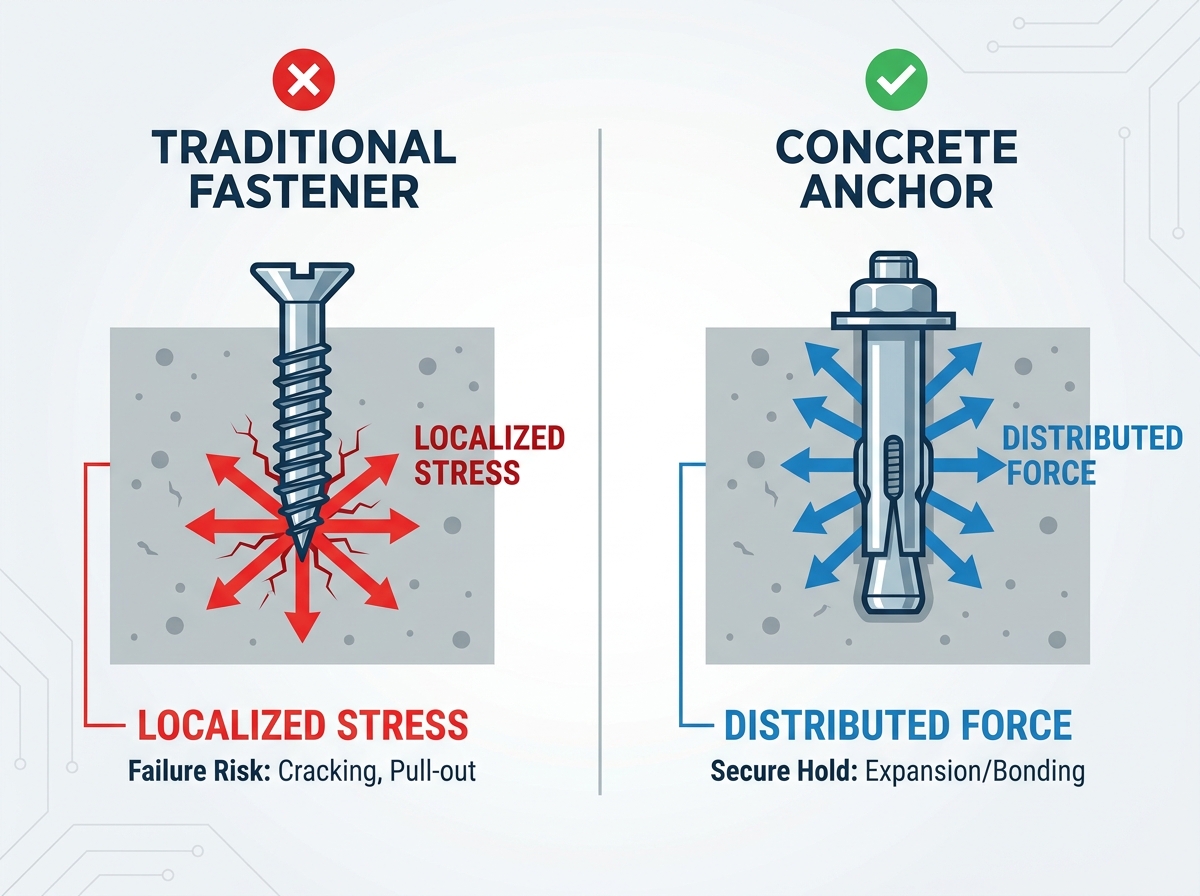 Concrete Anchor Types and Evaluation