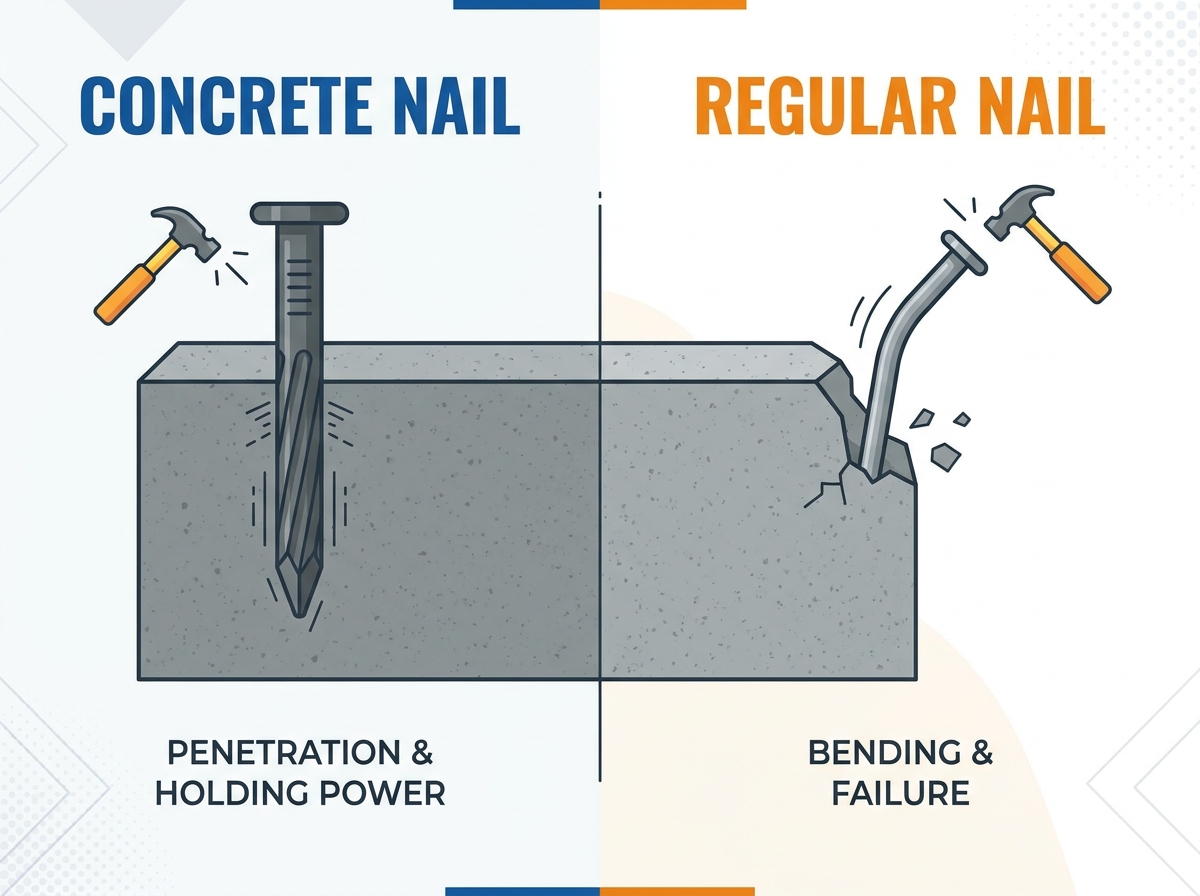 Concrete Nail Application