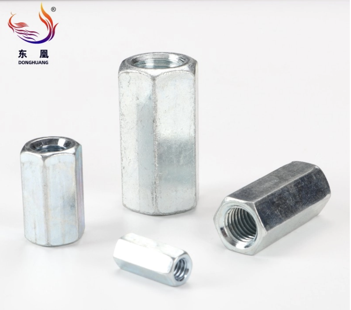 DIN6334 Carbon Steel Long Hex Coupling Nut for Structural Frameworks